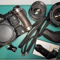 Pentax 67 (late model) + 55mm + 105mm + accessori