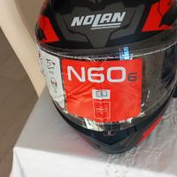 Casco t S più guanti in pelle più borsa da gamba