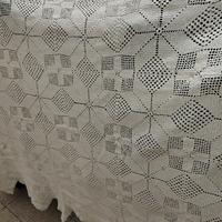 Coperta letto matrimoniale fatta all'uncinetto 