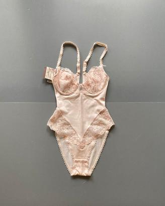 Malizia by La Perla Vintage Body Rosa con ferro