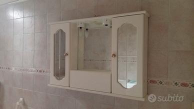 Mobile bagno con specchio e luci – pensile