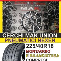 Cerchi in lega con pneumatici audi a3 18