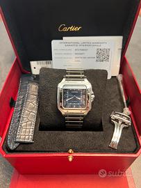 Cartier santos large blu wssa0071 2025
