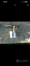 Comignolo Parapioggia Acciaio Inox Fumo camino 25