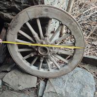 Ruote carro in legno