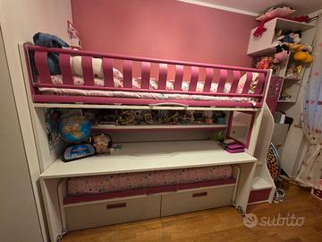 Cameretta Moretti Compact bambina ragazza