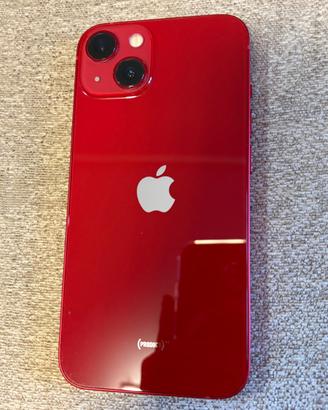 I phone 13 rosso batteria 100%