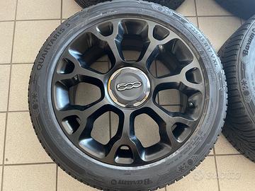 Cerchi in lega 17 originali fiat 500L con gomme