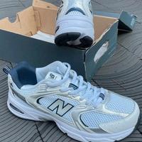 New Balance 530 White Silver Navy 45