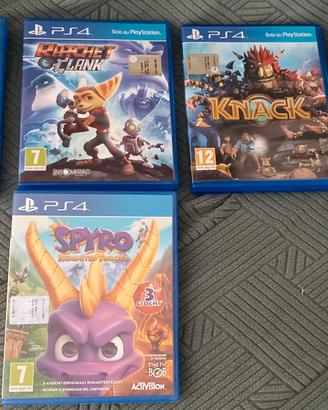 Lotto 5 Giochi PS4 Platform e Famiglia