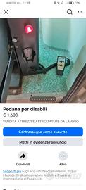 pedana per disabili