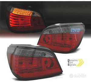 FANALI A LED DINAMICI BMW E60 03-07 ROSSO FUME