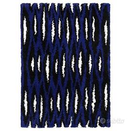 Tappeto Ikea nero blu e bianco