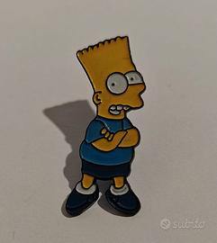 Bart Simpson rara pin da collezione in metallo