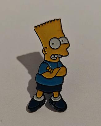 Bart Simpson rara pin da collezione in metallo