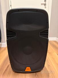 Cassa attiva professionale GBC- trolley con mixer