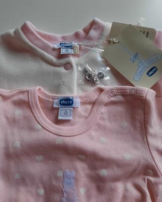 Tutina e body Chicco 12 mesi NUOVI