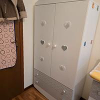 Armadio bimbo foppapedretti lovely bianco