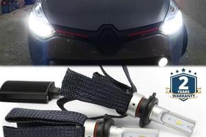Kit Lampade Luci LED H7 per Renault Clio 4 6500k