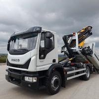 IVECO EUROCARGO 140-280 SCARRABILE E GRU COPMA 130