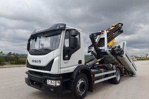 IVECO EUROCARGO 140-280 SCARRABILE E GRU COPMA 130