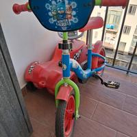 bici per bambini  12 pollici + macchina rossa 