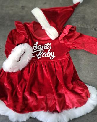 abito Natale Baby 3/6 mesi