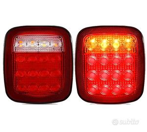 Fanali Posteriori a led per Jeep Wrangler YJ-TJ-CJ