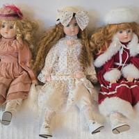 Bambole da collezione in ceramica