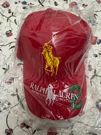 Cappellino Polo Ralph Lauren rosso