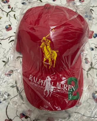 Cappellino Polo Ralph Lauren rosso