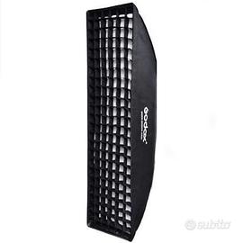 Coppia Godox Stripbox 30x120 cm attacco Bowens
