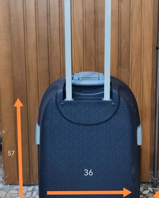 Valigia trolley rigida 57x36x22