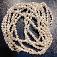 collana 3 fili perle di fiume