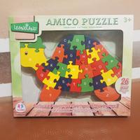 Puzzle Tartaruga numeri e lettere Legnoland