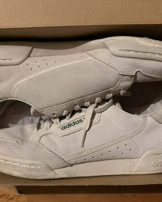 Adidas continental white bianche 44 2/3 nuove