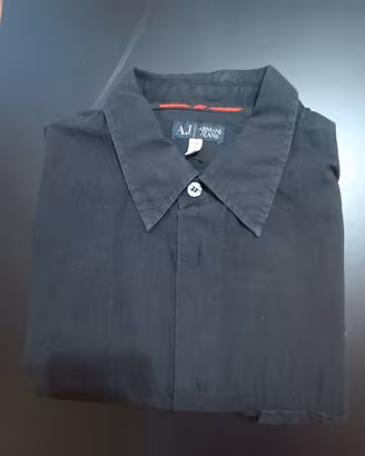 💣Camicia nera Armani Jeans uomo manica corta XXL
