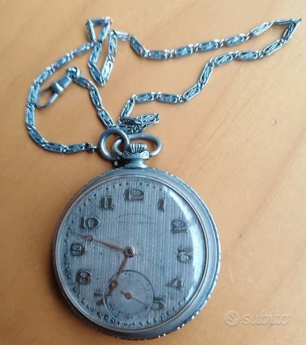 Orologio Da Taschino Steampunk OUTLETISSIMO - Ciondolo Inciso A Cipolla, Diametro 5cm, Modello ET101 - Foto 6
