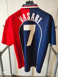 Maglia Calcio Cagliari 1998 99 Vasari N 7 Biemme