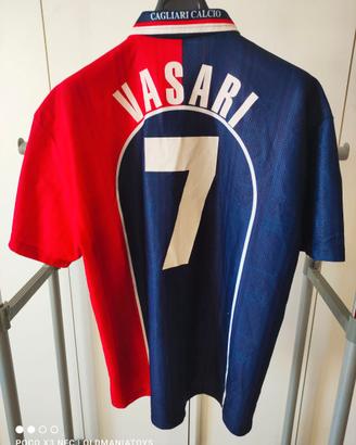 Maglia Calcio Cagliari 1998 99 Vasari N 7 Biemme