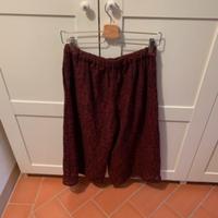 Pantaloni culotte in pizzo Zara