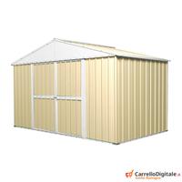 Capanno box esterno lamiera 360x175 avorio