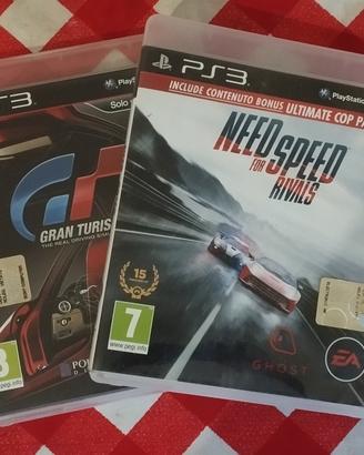 Need for speed rivals e Gran Turismo per ps3