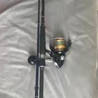 Canna da pesca shimano con mulinello vedi descrizi