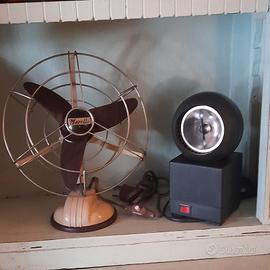 Ventilatore  piu lampada modernariato 