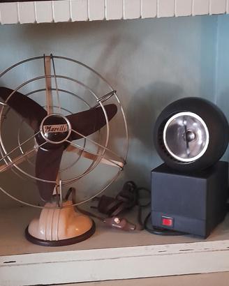 Ventilatore  piu lampada modernariato 