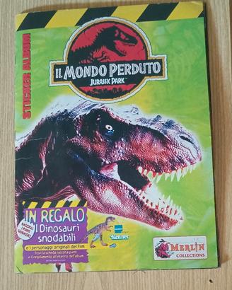 Album figurine jurassic park il mondo perduto merl