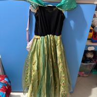 Vestito di carnevale anna frozen