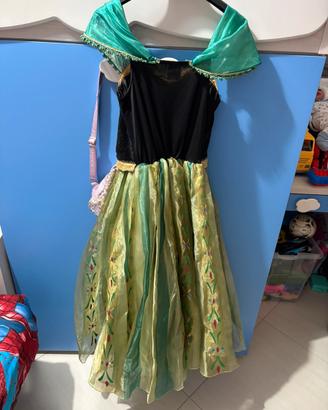 Vestito di carnevale anna frozen