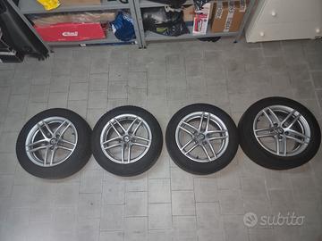 Cerchi  7x16 5x110 et30 gomme yokohama 205/55/16